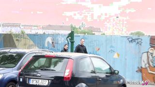 Amatőr német tini csajszi anál castingja