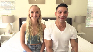 Világos Szőke kisasszony és az izmos manus - Hot Guys Fuck