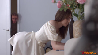 18videoz - Alice Xo az isteni fekete hajú modell hölgyemény