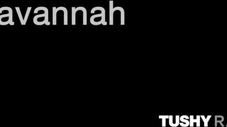 TUSHYRAW - Savannah Bond fenekébe barna pélót tolnak