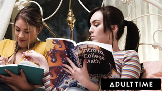 ADULT TIME - Koleszos Freya Parker beleszeret félénk leszbi tanítójába, Gizelle Blancóba