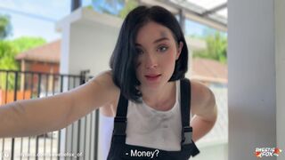 Kerek autószerelő tini cidázza durván és kap arconlövés pov-ból