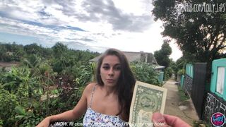 Forró spanyol bige egy dollárért kap baszást