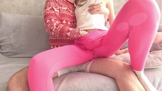 Leggingsben spricceltette meg a kettő creampie-t