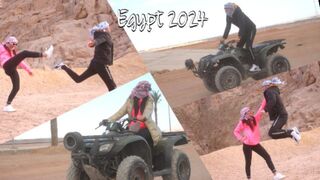 Motor, pina és baszás: izgat, ahogy a sínai-sivatagban motorozik egy dögös ribanc, egyiptom 2024